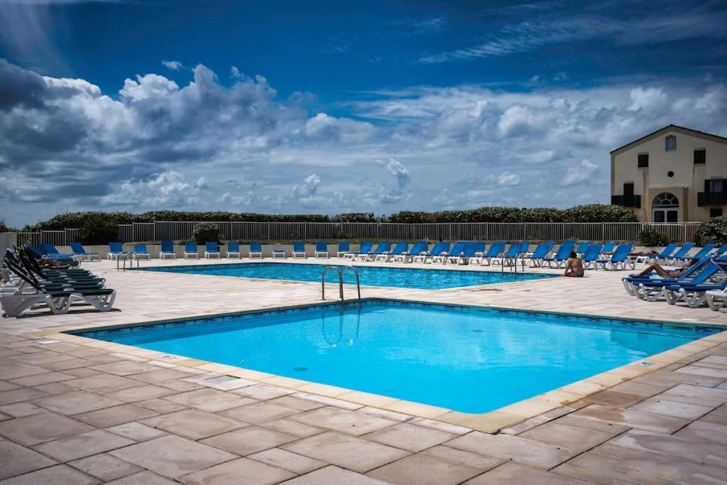 Charmant Appartement En Front De Mer Avec Piscine 拉卡诺 外观 照片