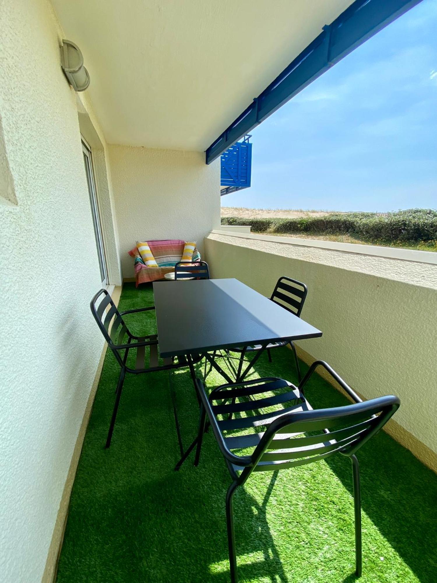 Charmant Appartement En Front De Mer Avec Piscine 拉卡诺 外观 照片